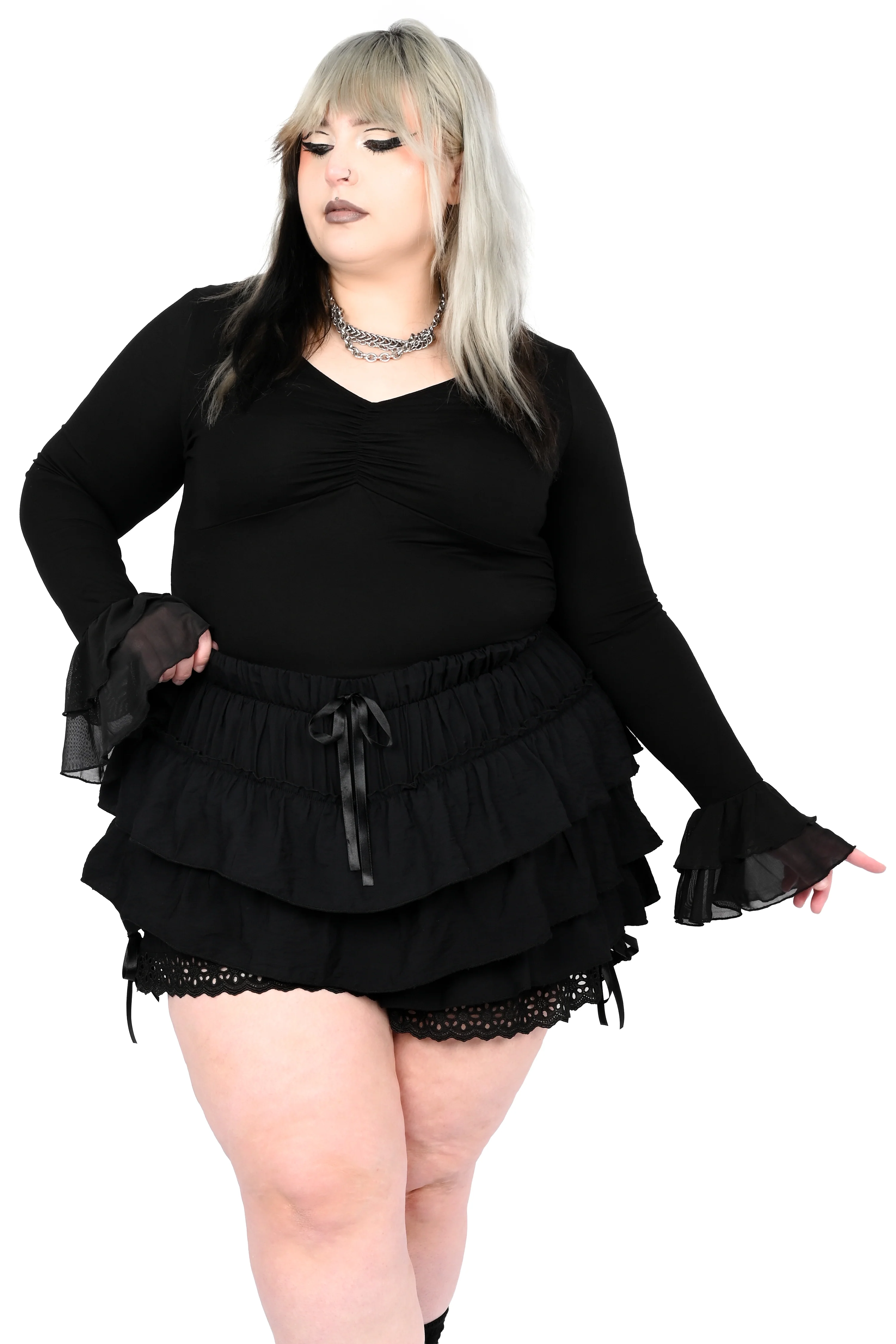 Black Ruffle Bloomers - Sign Up For Restock Notifications! - Image 6