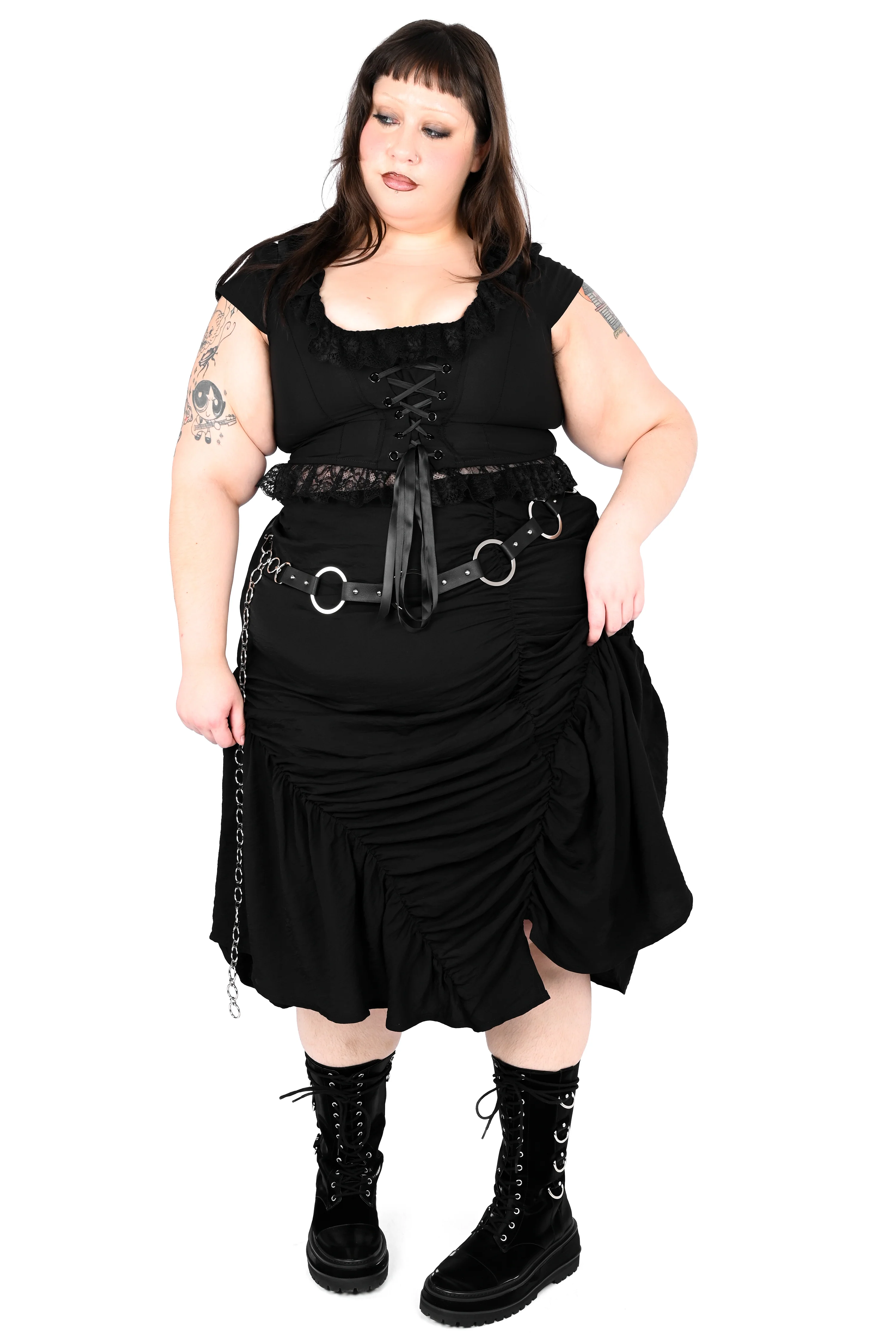 Cara Skirt - Black - Image 4