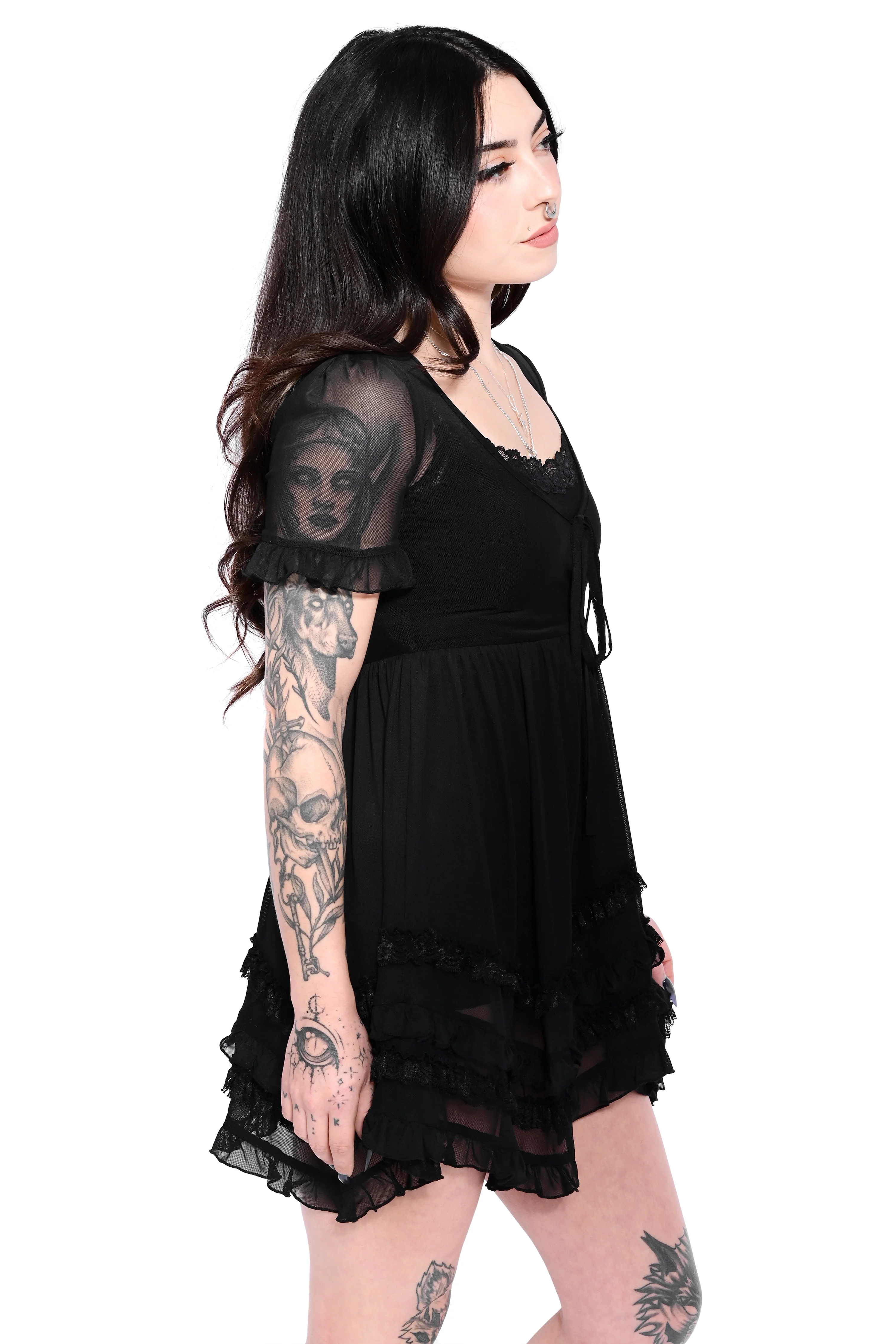 Coralie Mesh Dress - Image 5