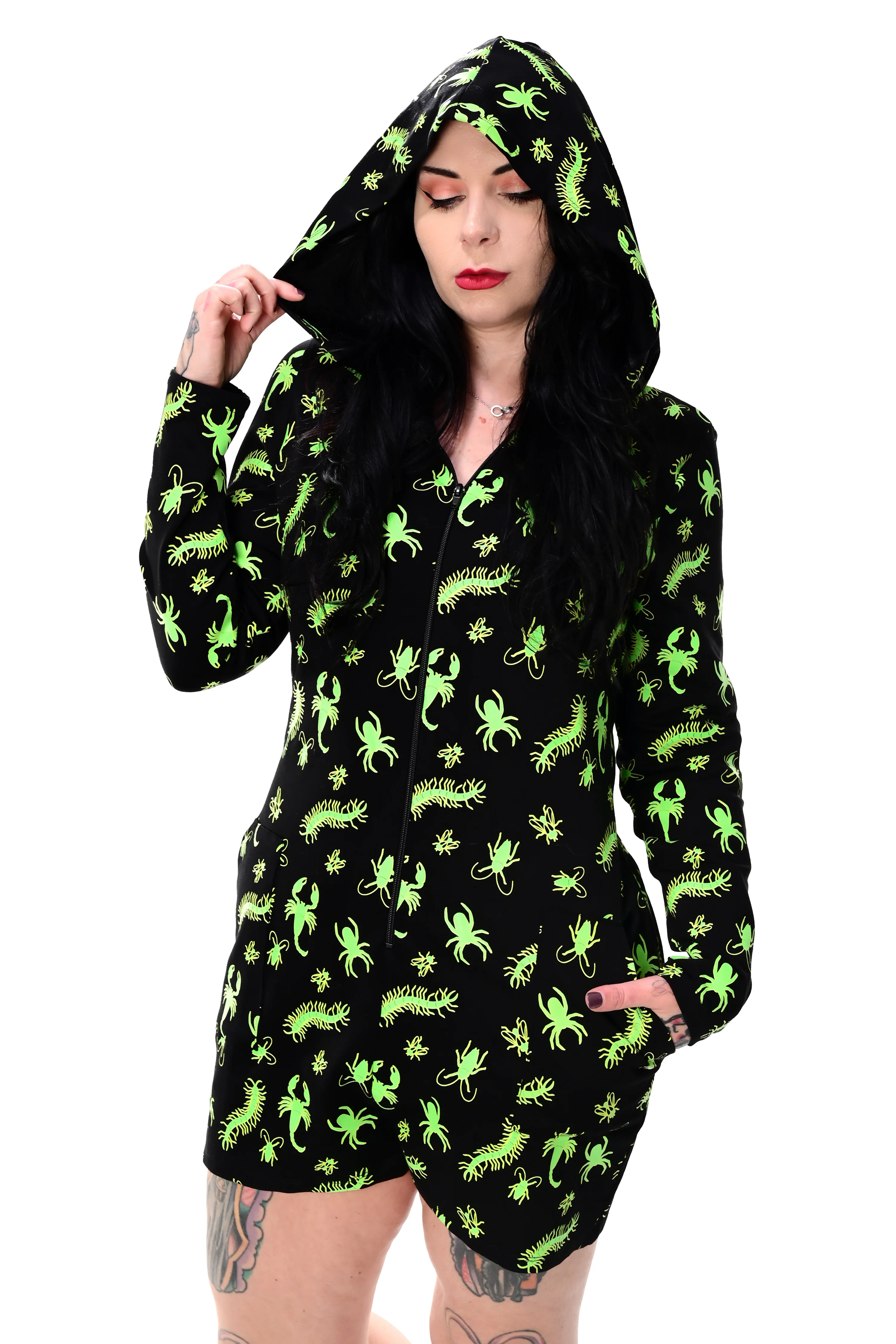 Creepy Crawlers Lounge Romper - Glow in the Dark - No Restock! XS & Small Left! - Image 11