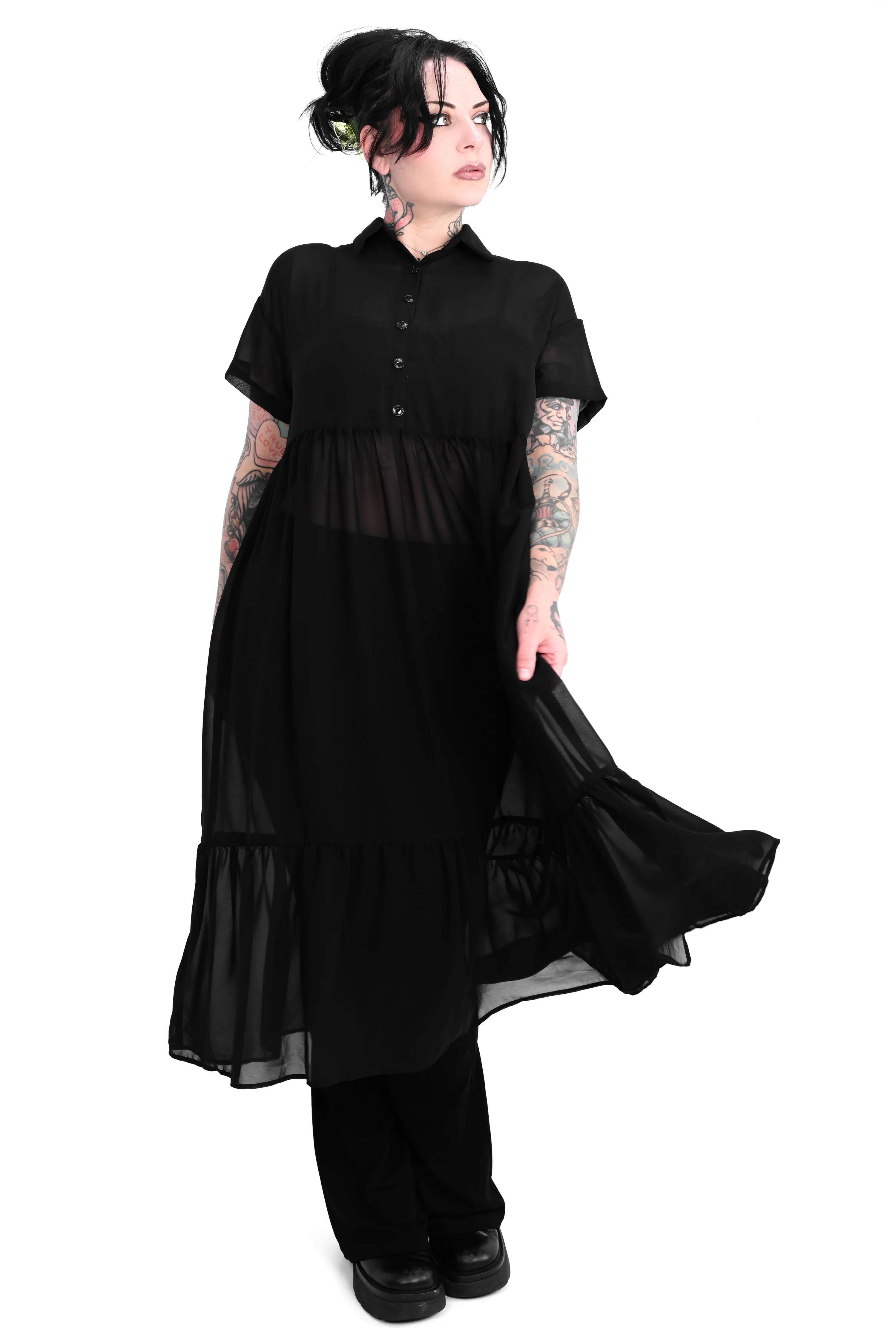 Dakota Chiffon Dress - Image 3