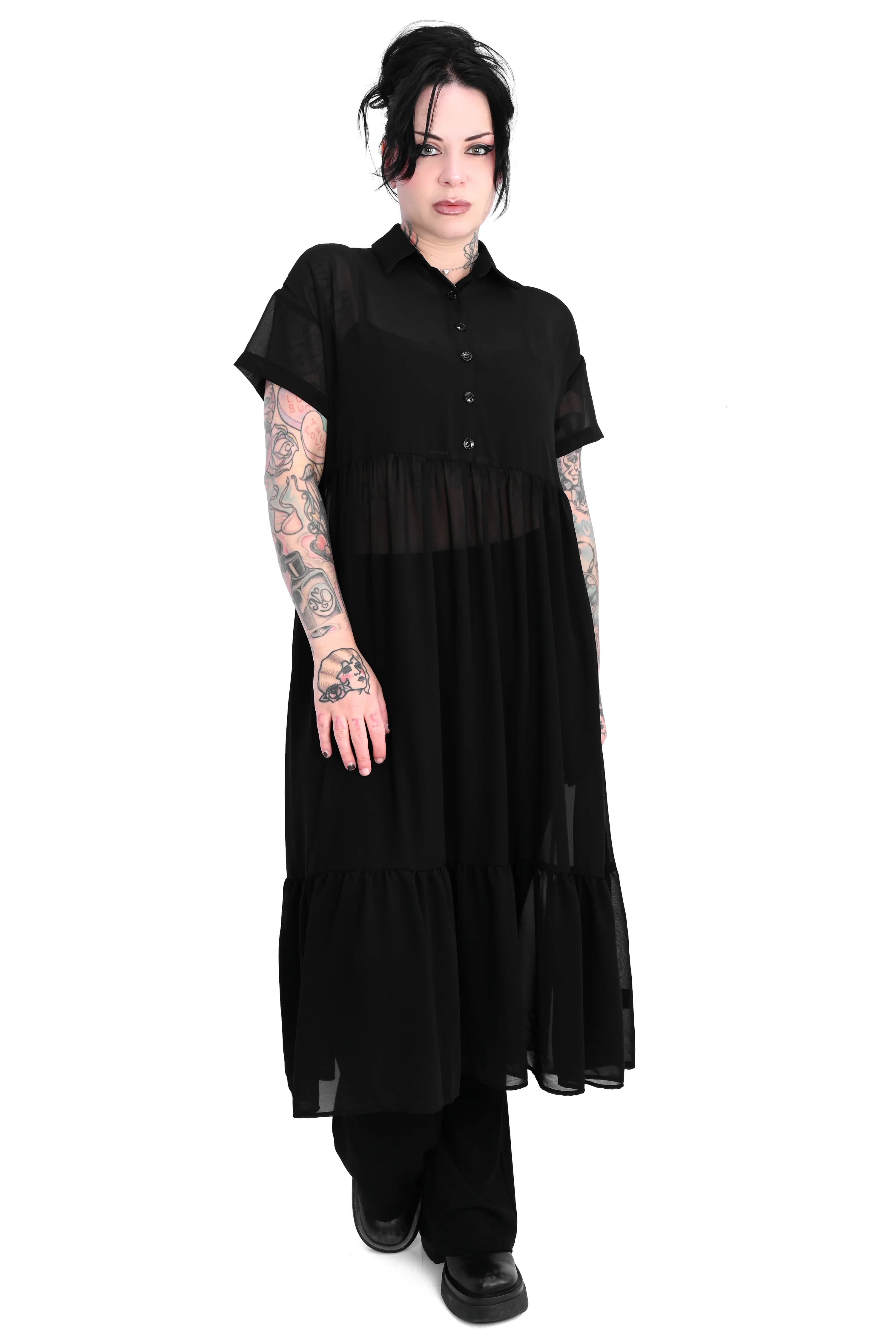 Dakota Chiffon Dress - Image 5