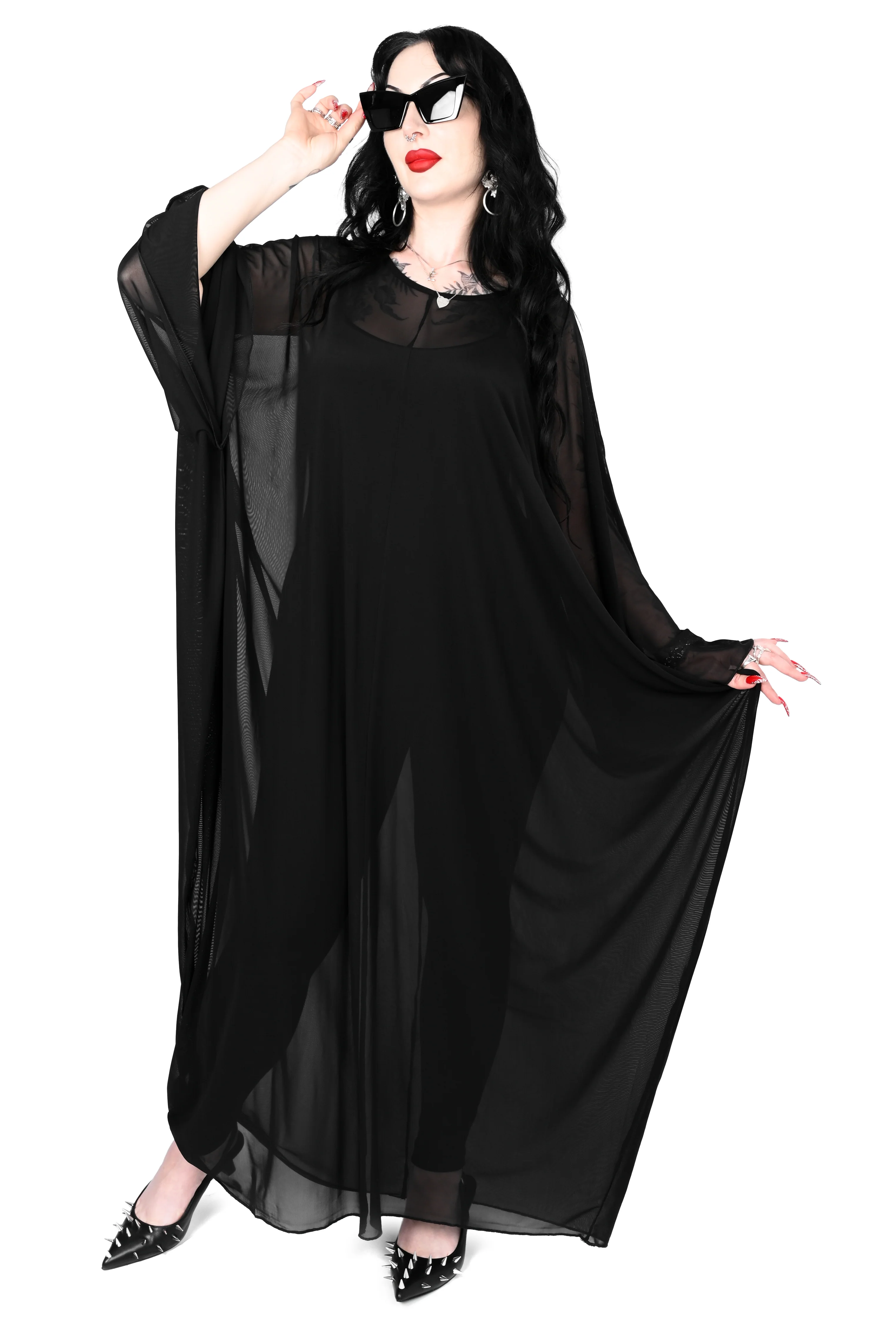 Dusk Mesh Kaftan - Image 5