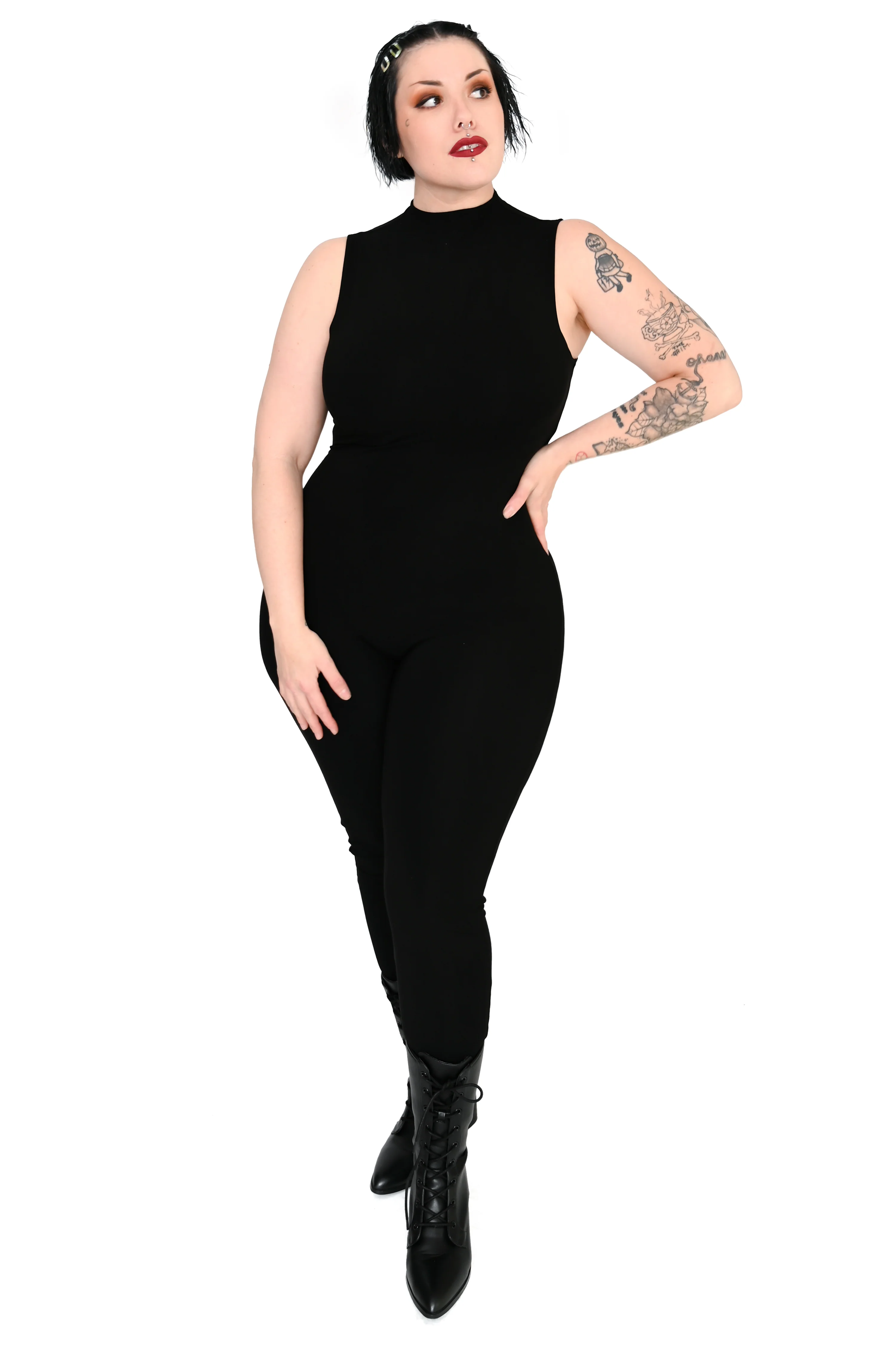 Signature High Neck Catsuit - Image 5