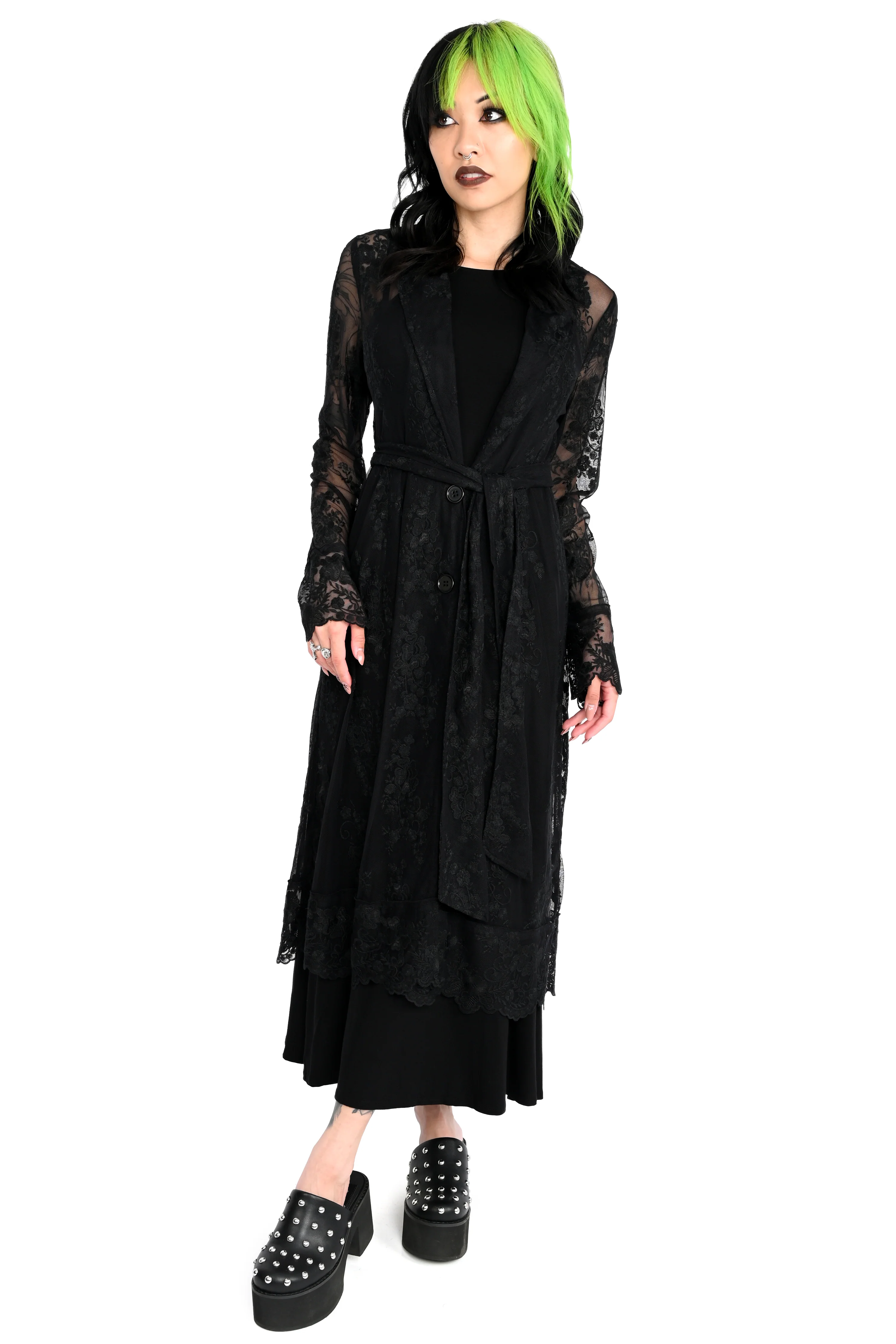 Ingrid Lace Trench Coat - Image 11