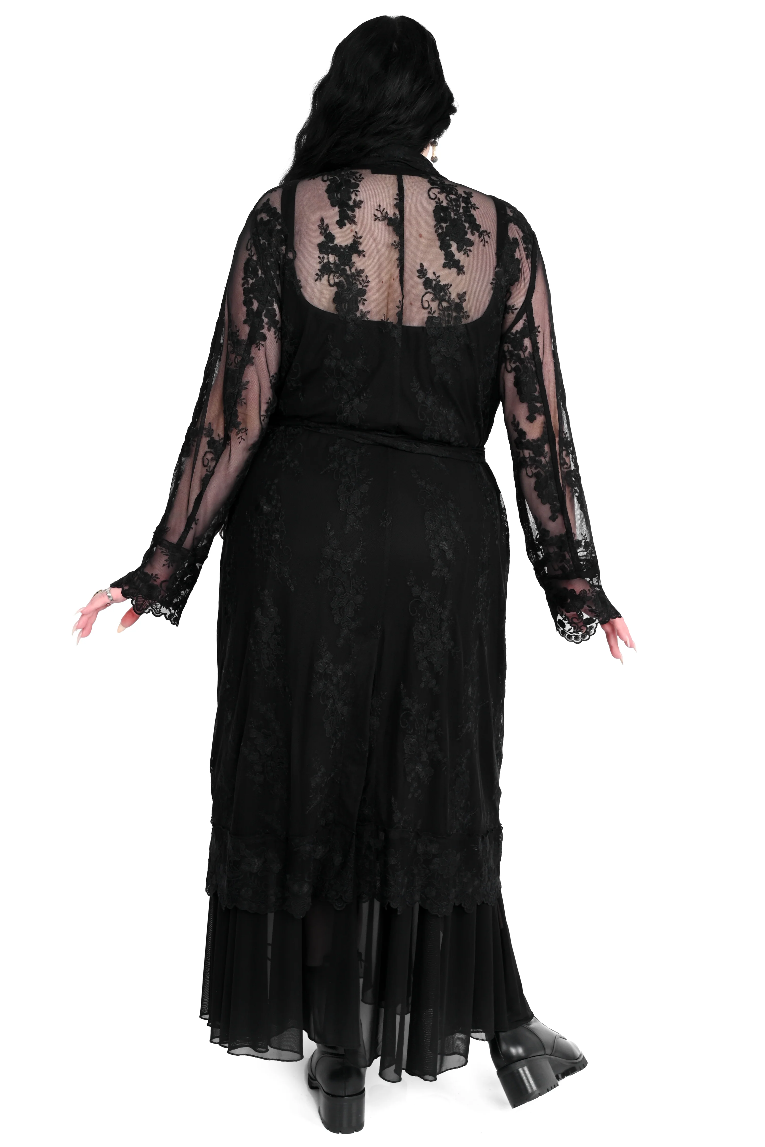 Ingrid Lace Trench Coat - Image 12