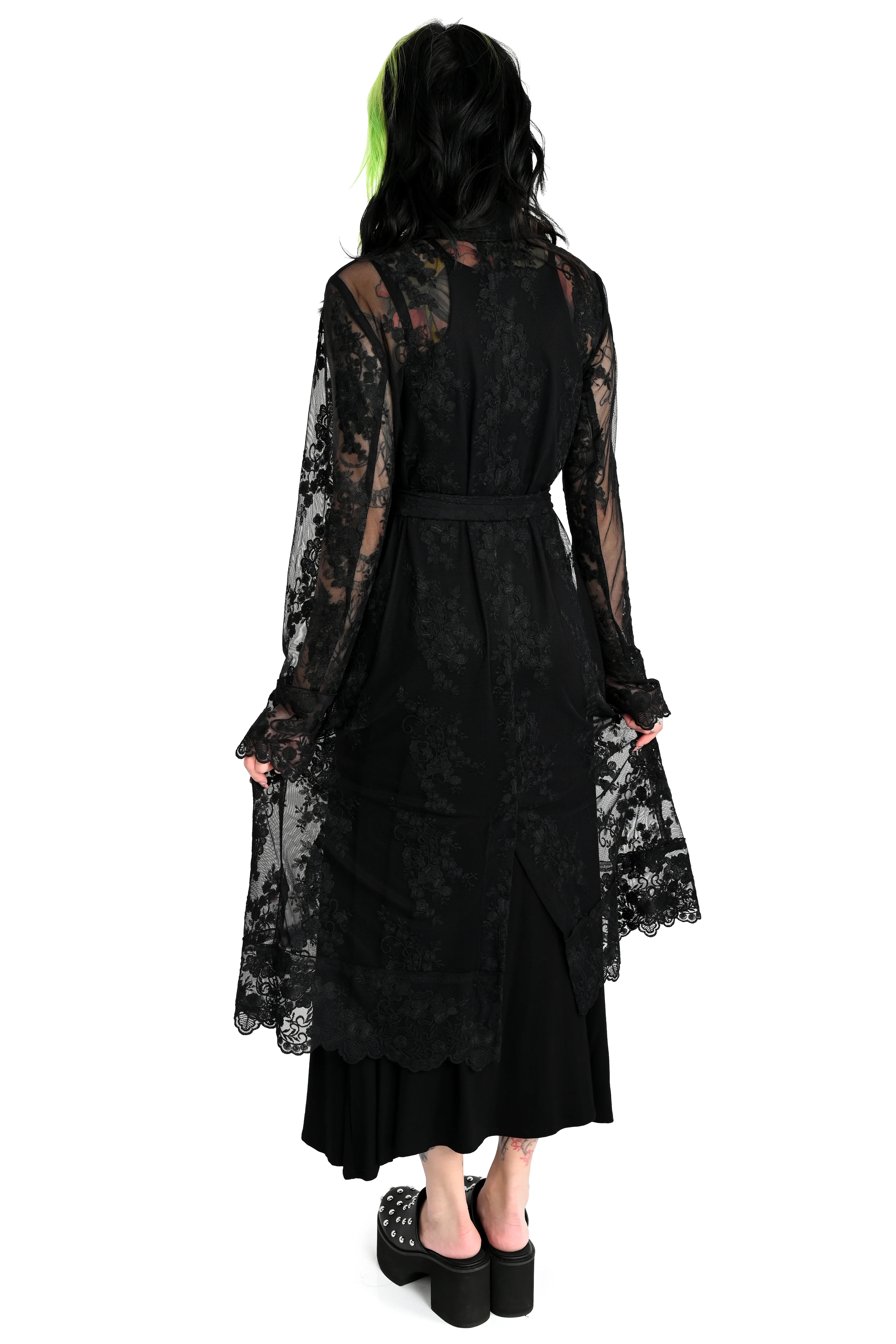 Ingrid Lace Trench Coat - Image 13
