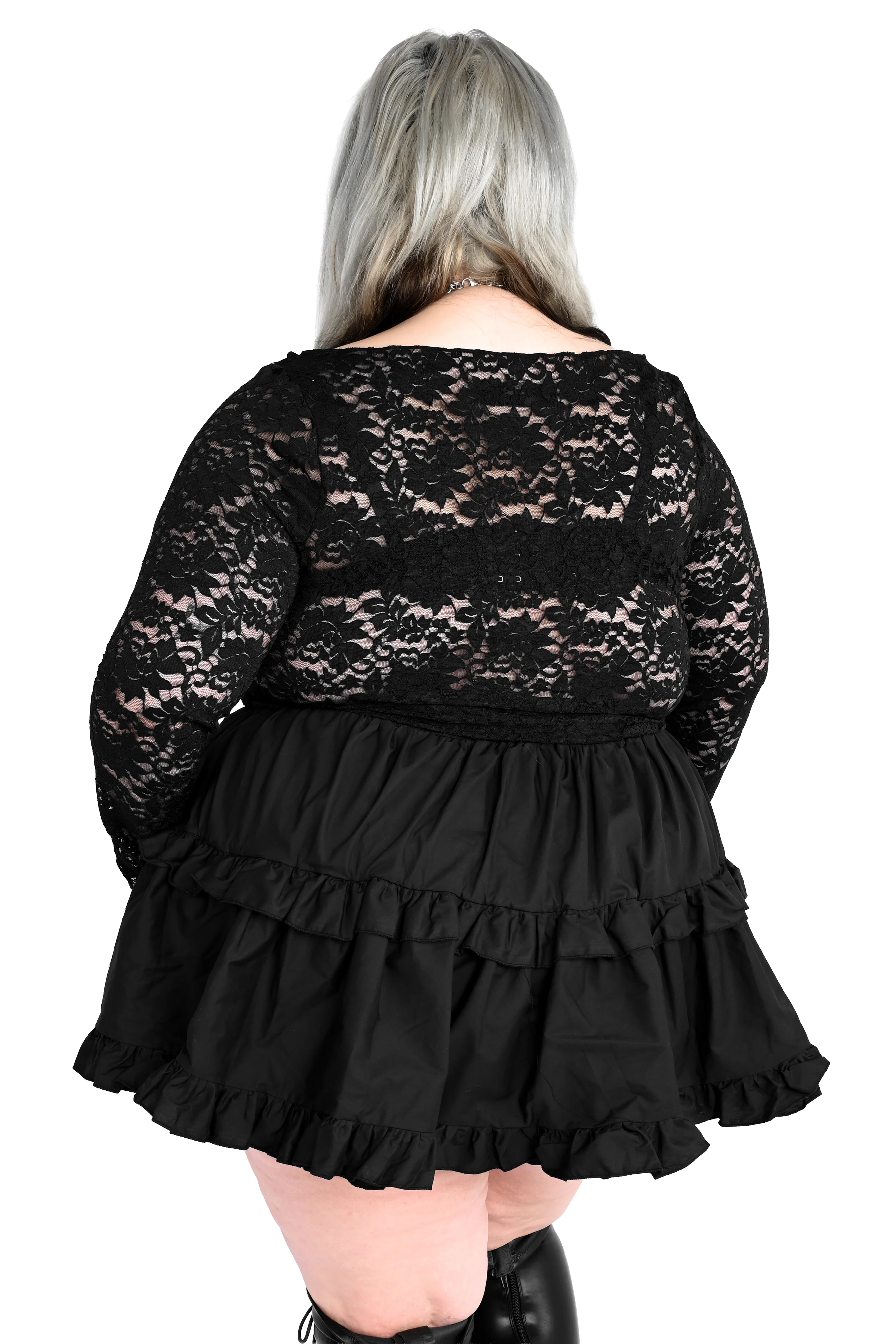 Lace Long Sleeve Top - No Restock! S/XL/4XL left! - Image 4