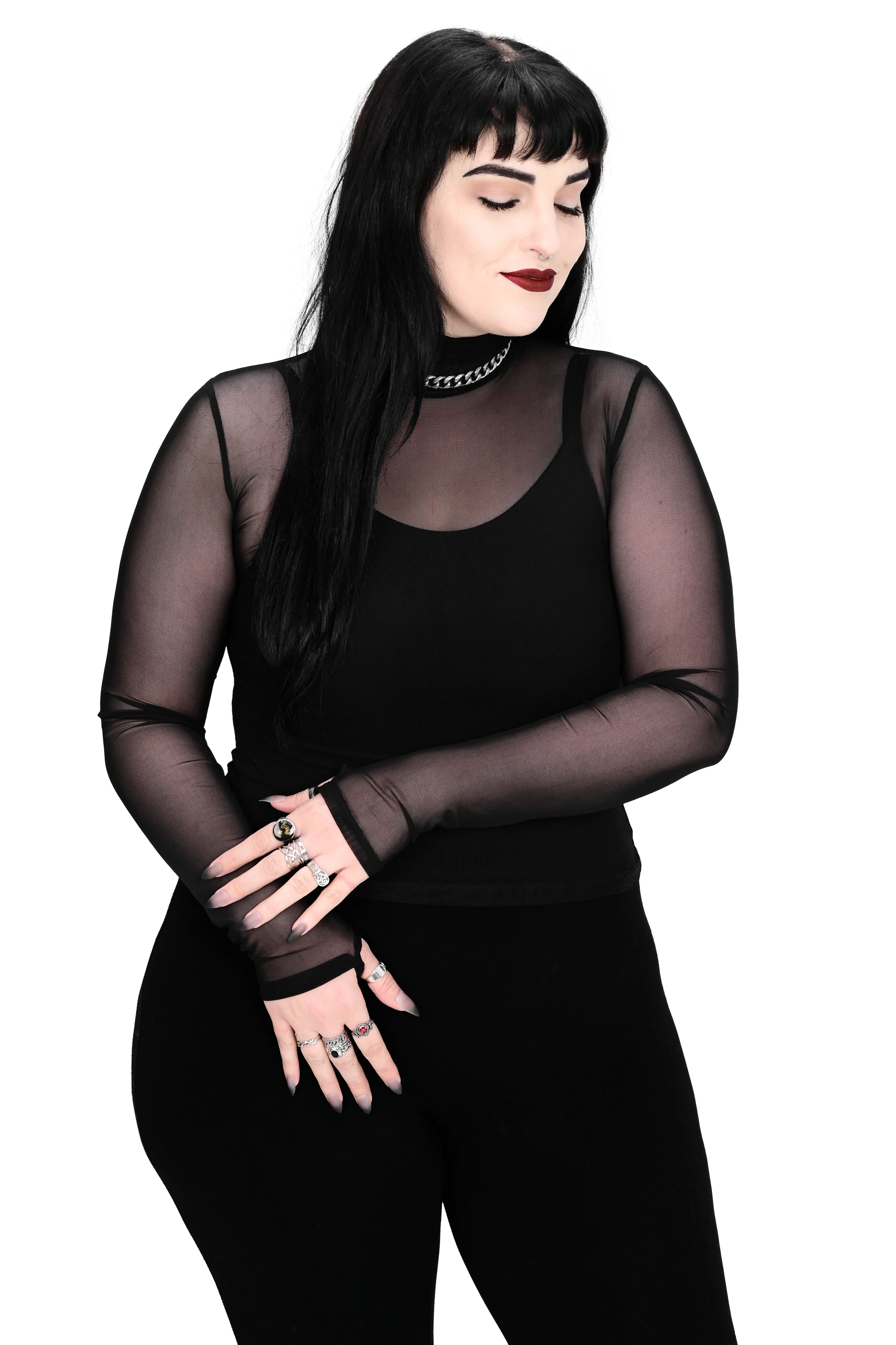 Signature Mesh Turtle Neck - Sign Up For Restock Notifications! - Image 3