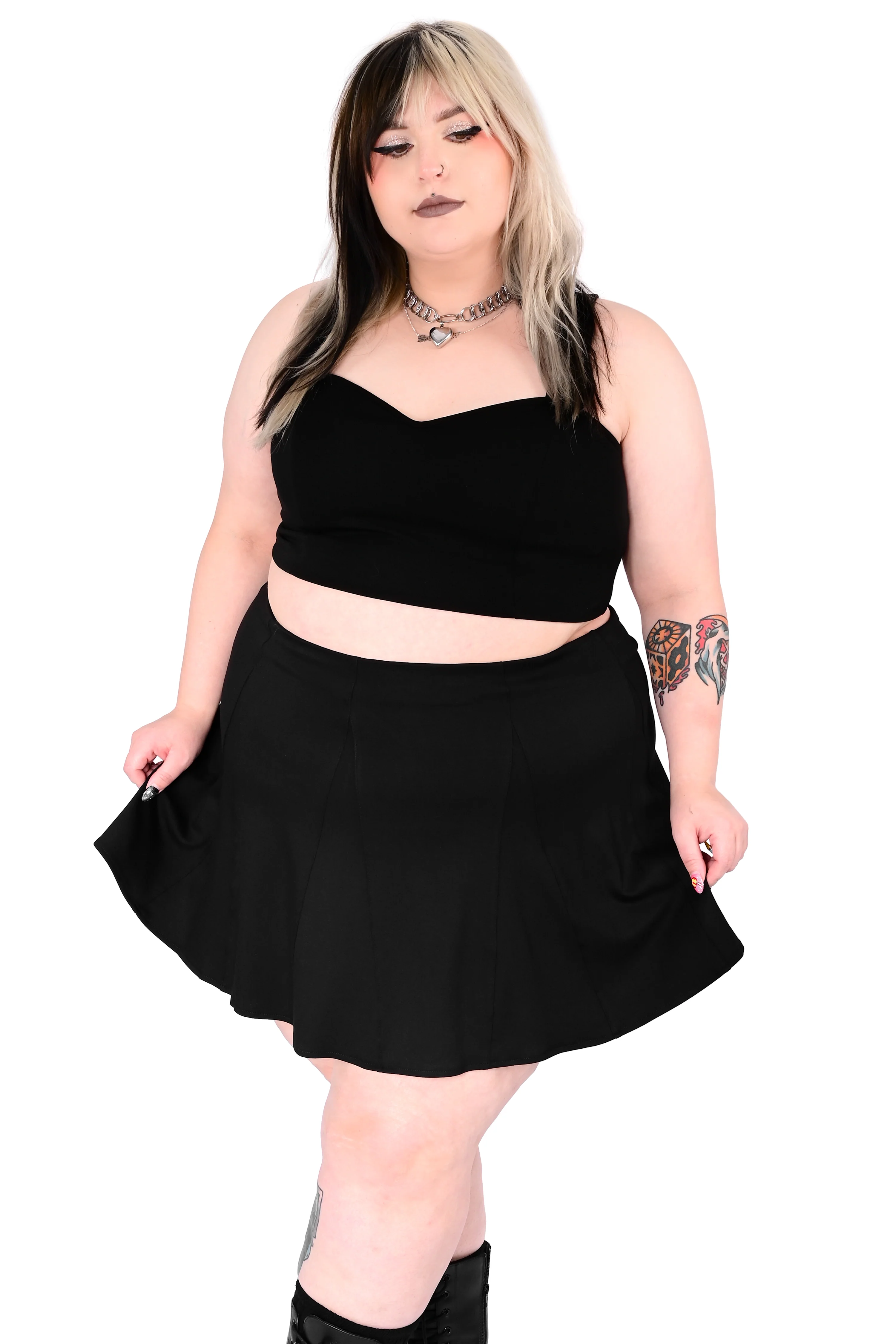 Mini Tennis Skirt with Built in Shorts - Image 5