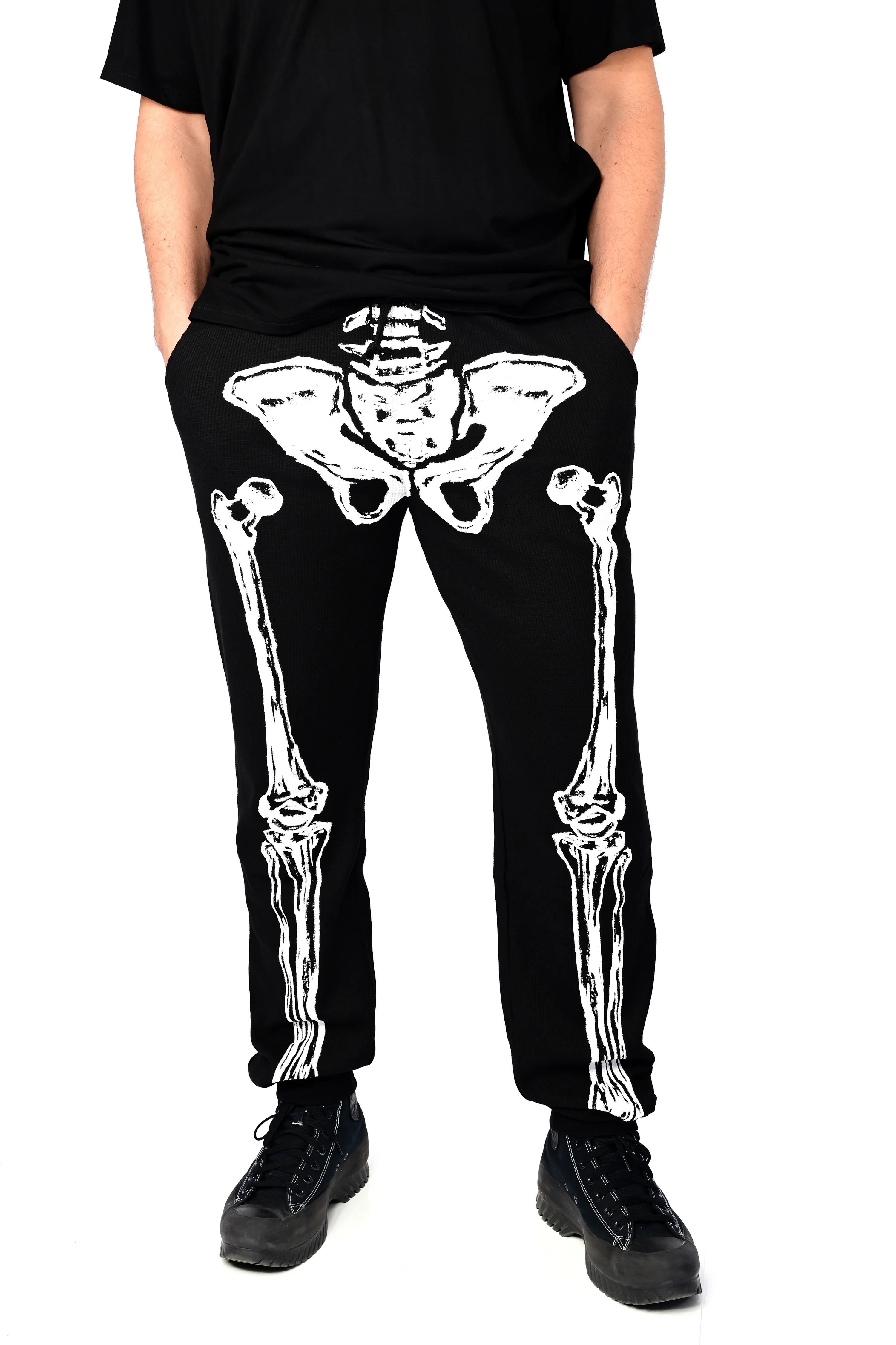 Skeleton Thermal Joggers - Unisex - XS left! - Image 3
