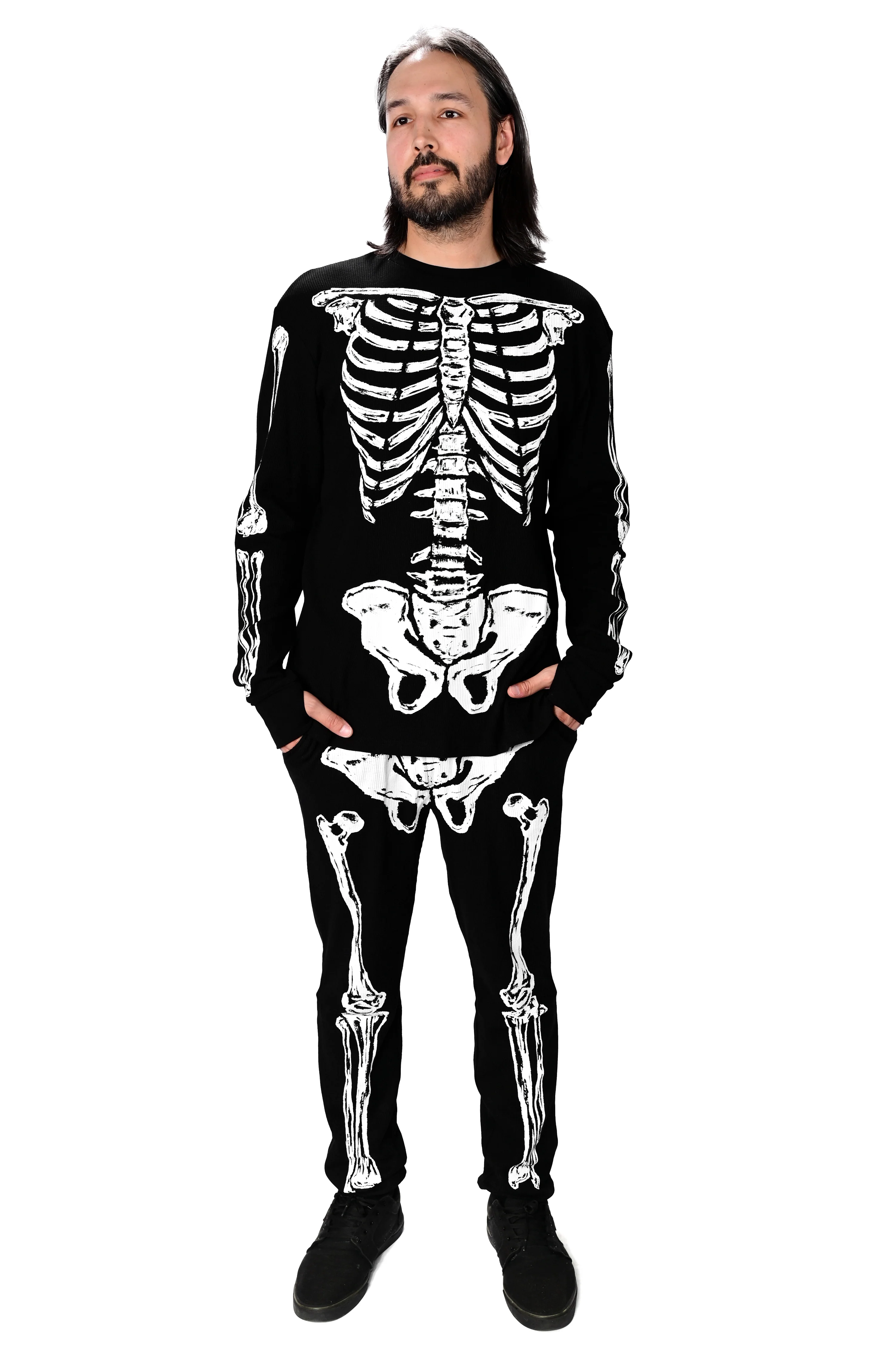Skeleton Thermal Joggers - Unisex - XS left! - Image 5